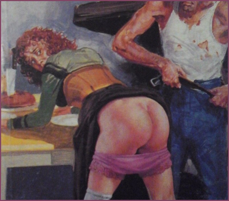 A Hell Of A Belt Spanking - Spanking Blog.