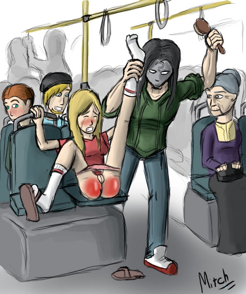 Attentive Spanking - Humiliating Spanking On Public Transit - Spanking Blog