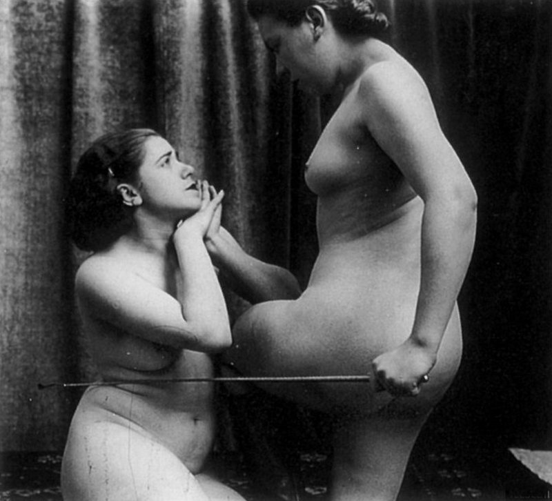 Nude Lesbian Spanking - Vintage Lesbian Discipline - Spanking Blog