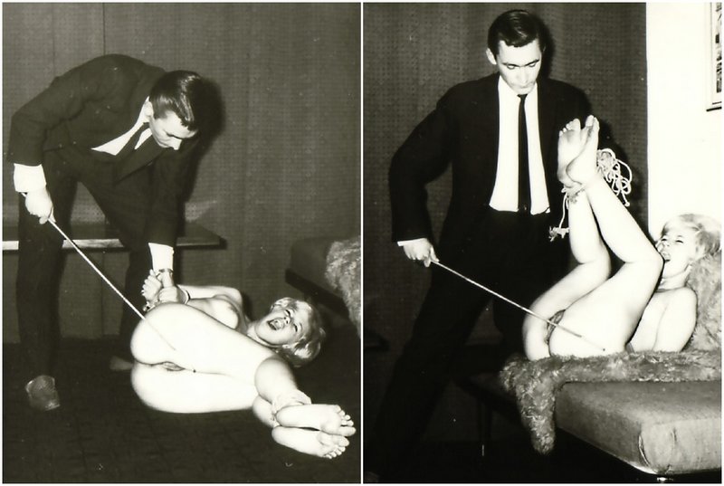 after her formal spanking this naughty blonde is getting a formal caning to go with it