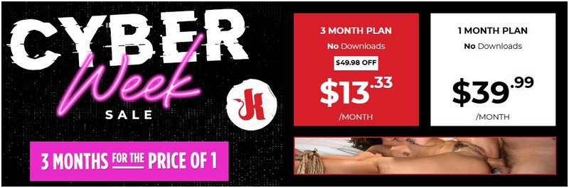 Kink.com cyber week bdsm porn sale